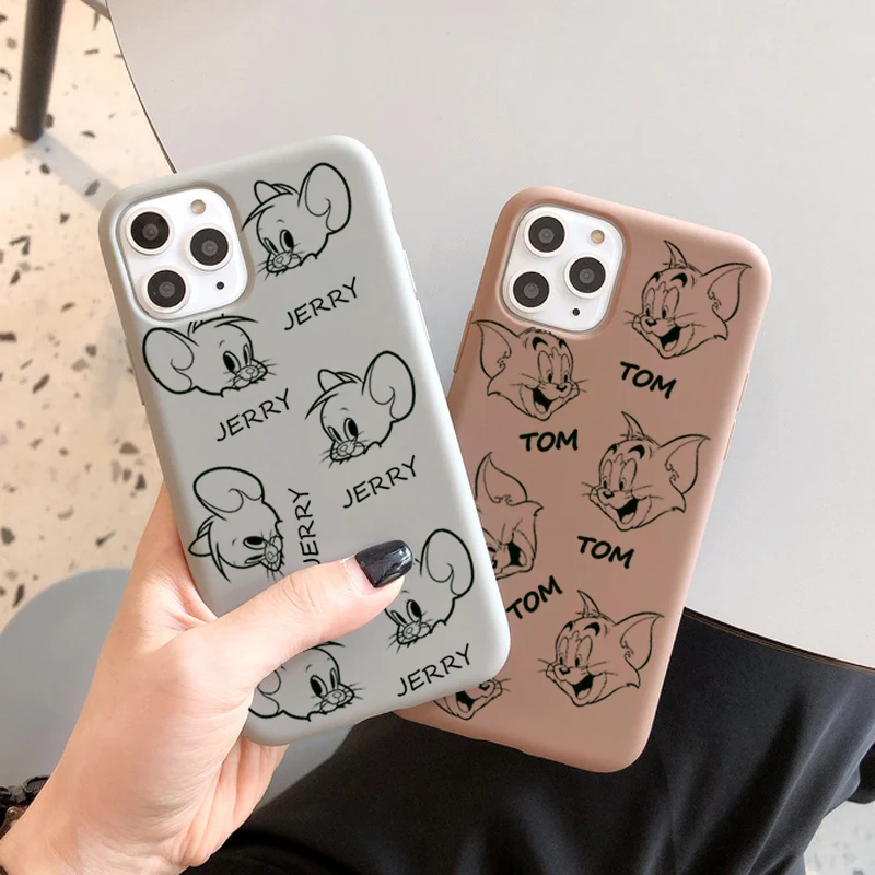 Чехол с изображением Тома и Джерри для Xiaomi Mi 9 8 Pro SE Lite 6 A1 A2 A3 MIX 2 3, силиконовый чехол для телефона из мягкого ТПУ