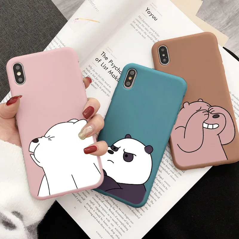 Чехол с забавным медведем для Huawei P30 Pro P20 P40 Lite Honor 9S 9C 8A 9X 10i 20i Mate 20 10 Y6 Y7 Y9 Prime P Smart 2019