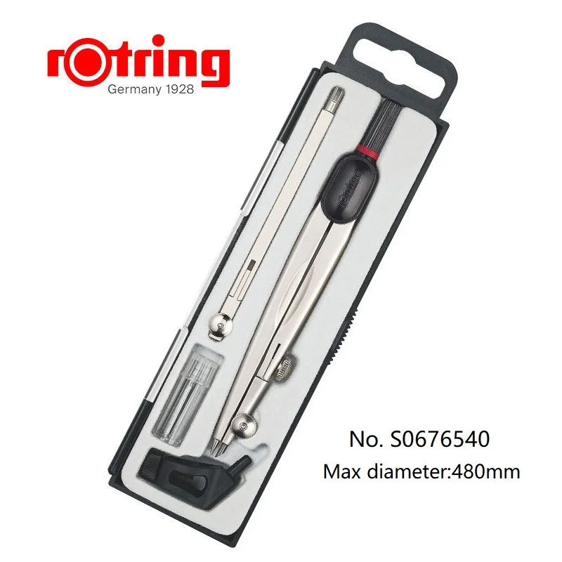 Rotring металлический циркуль рисунок канцелярские инструменты проектирование поставок - Цвет: S0676540