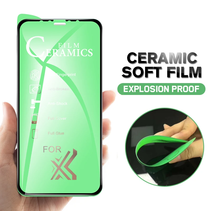 

9H Explosion Proof Full Glue Ceramic Film For Xiaomi Redmi Note 8 7 6 5 Pro Full Cover Screen Protector Film Redmi 7 7A K20 Pro