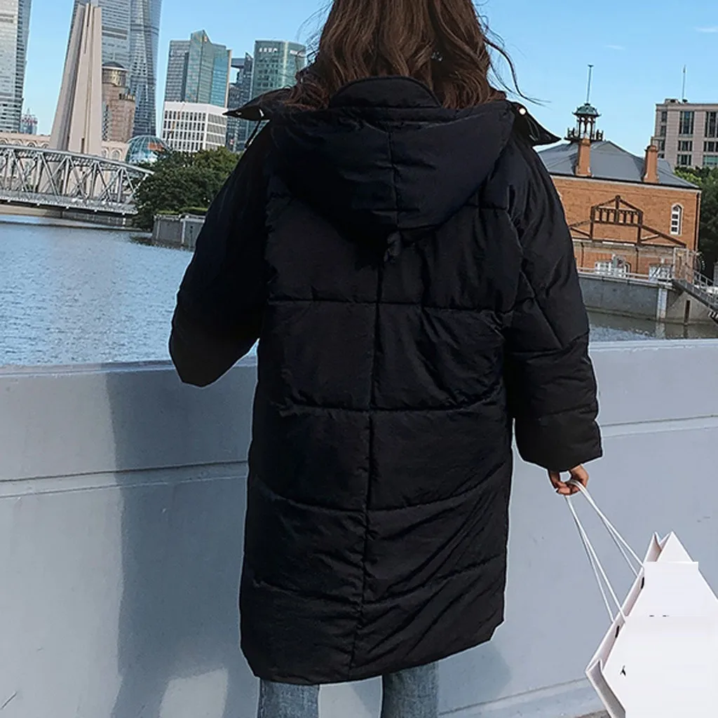 Парка для женщин зимние куртки, женские пальто с принтом динозавра, верхняя одежда с капюшоном, Женская Толстая хлопковая подкладка, Женские базовые пальто 30