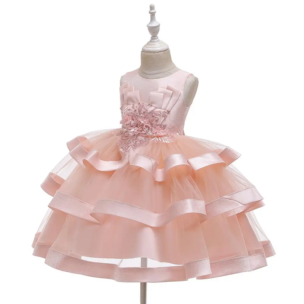 Осенние платья для девочек детские нарядные платья Платья на Хэллоуин Детские розовые платья вечерние платья для девочек от 0 до 8 лет