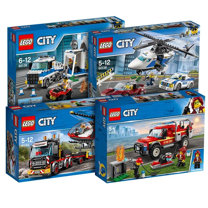 

Boys Assembled Police Series 6-8-Year-Old Building Blocks City Splicing Toys 60183 Effective Have