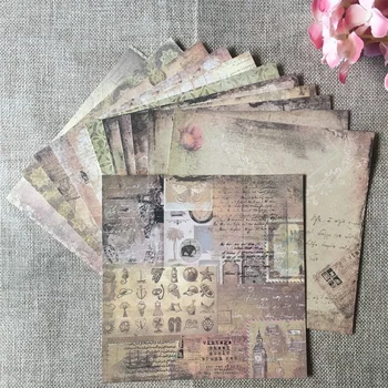 

12pcs/Pack 6*6inch Attractive Time Patterned Paper Pack for Scrapbooking DIY Happy Planner Card Making Journal Project