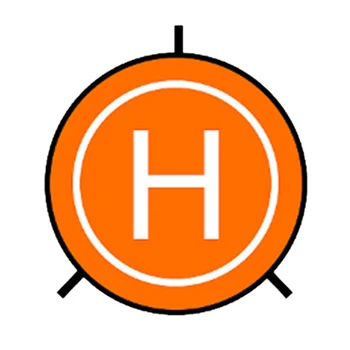 

Hot 3C-Drones Landing Pad Fast-Fold Night Luminescence Landing Pad Parking Apron 75CM in Diameter Convenient to Carry