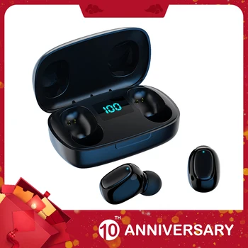 

AWEI E14 Bluetooth V5.0 Earphone Stereo Wireless Headphones Sports Waterproof Bluetooth Headsets Charging Box With Microphone