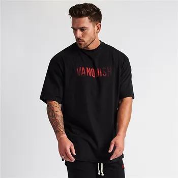 

Men's Casual Fitness Brand Tops tees O Neck Sportswear T-shirt Casual Cotton streetwear Summer Jogger short-sleeved t shirt male