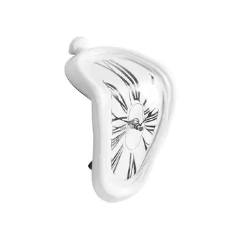 

Creative Surreal Melted Twisted Roman Numeral Wall Surrealism Style Wall Clock Gift Dali Decor Amazing Clock Salvador Home N6F9
