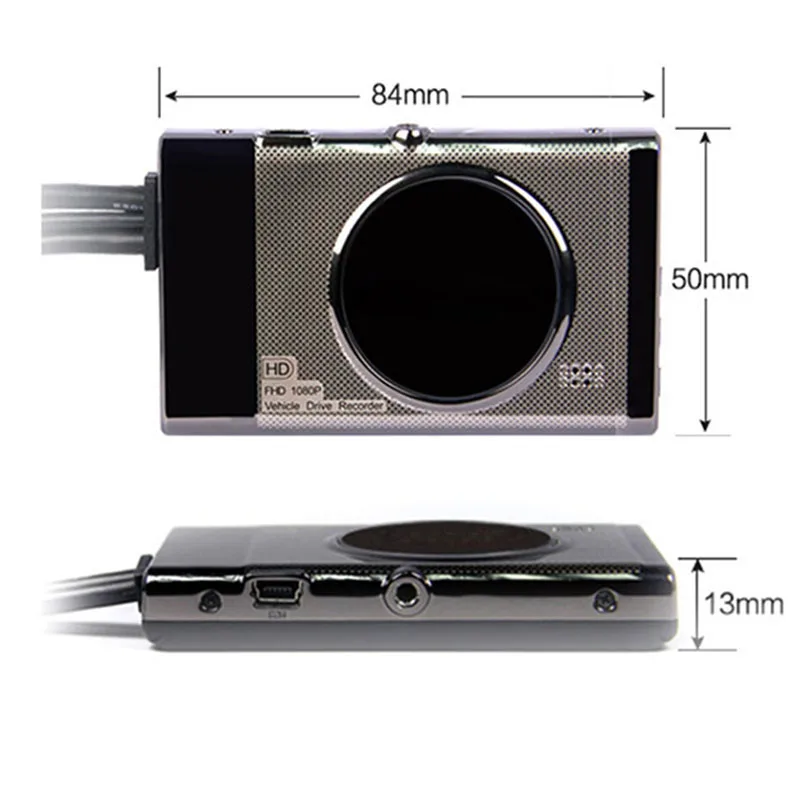 Motorcycle Driving Recorder Front Rear Dual Lens 1080P Waterproof for Outdoor EM88