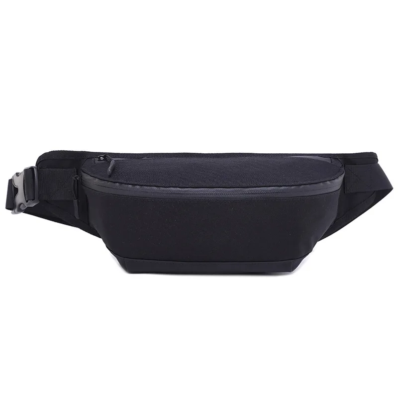 New Fashion Solid Color Simple Chest Bag Cycling Sports Men's Shoulder Crossbody Bag Casual Trend Practical Waist Pack