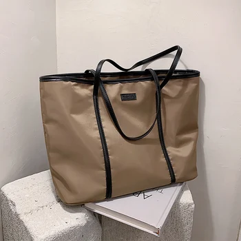 

New Large Capacity Women's Bag 2020 Popular New Fashion Fashion Simple Shoulder Bag Net Red All-match Tote Bag