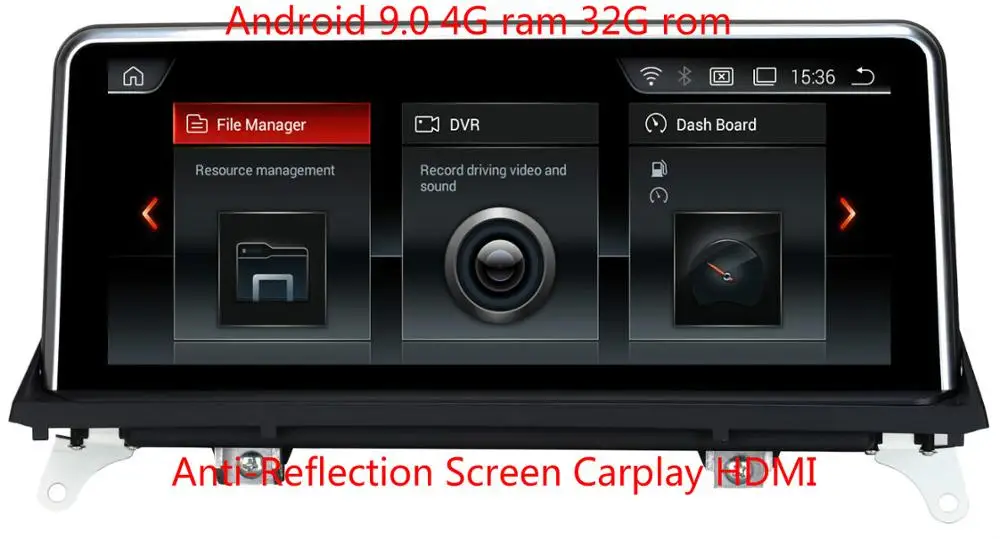 Discount 10.25" Android9.0 4Gb Ram 32Gb Rom Car Audio For BMW X5 X6 E70 E71 2007--2013 Vedio PC Radio GPS navigation Headunit Monitor Med 0