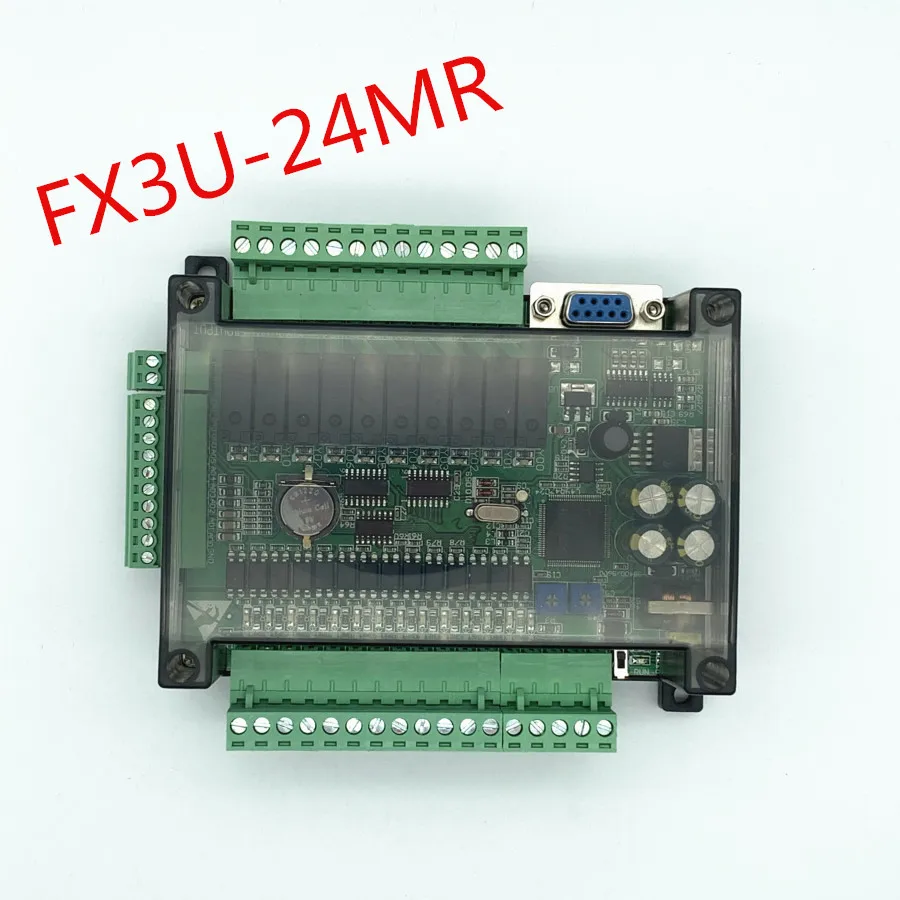 FX3U-24MR high speed domestic PLC industrial control board with case with 485 communication