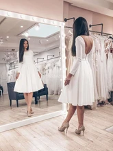 Robe De plage col licou pour femmes, longueur genou, bijoux, robe De mariée, château De jardin, Simple