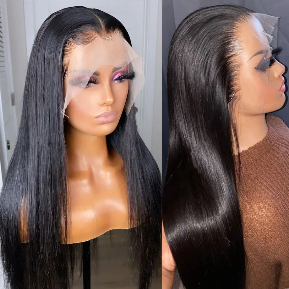 13x6 Hd Lace Frontal Wig 360 Full Human Hair Wigs For Women Pre Plucked With Baby 13x4 Straight Front |