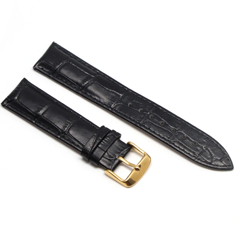 GenuineLeatherWatchbands20mmwatchstraputterfly ремешок с пряжкой стальной ремешок с пряжкой подходит для samsung Galaxy Watch gear s3 frontier - Цвет ремешка: Black gold