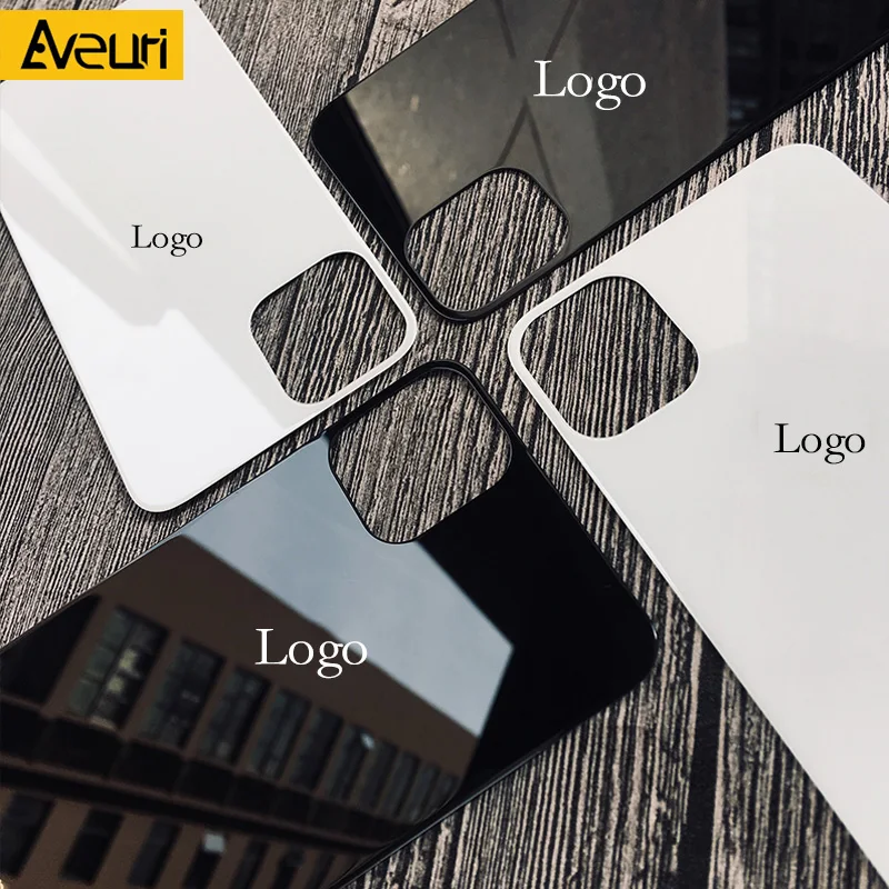 

9H Tempered Glass Back Film For iPhone 11 Pro Max Color Back Glass Protectors Cover For iPhone X XR XS Max Glass Film With Logo