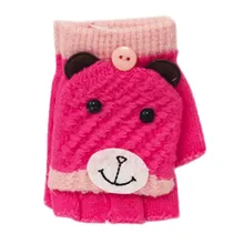 Самые популярные детские теплые перчатки; милые теплые лоскутные перчатки для маленьких девочек и мальчиков; теплые зимние перчатки-Вьетнамки; перчатки