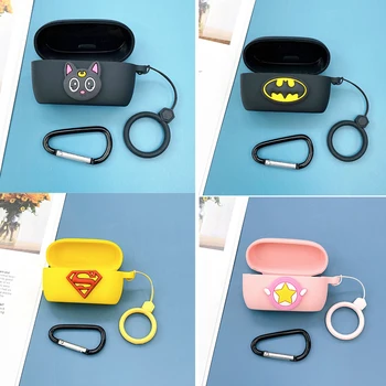 

Cute Cartoon Silicone Cover for Jabra Elite 75T Case Wireless Headphone Case Bluetooth Earphone Charging Box Shell Headset Bag