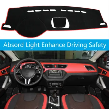 

For JAC REFINE S2 2015 2016 2017 2018 Dashboard Cover Sun Shade Non-slip Dash Mat Pad Carpet Car Stickers Interior Accessories