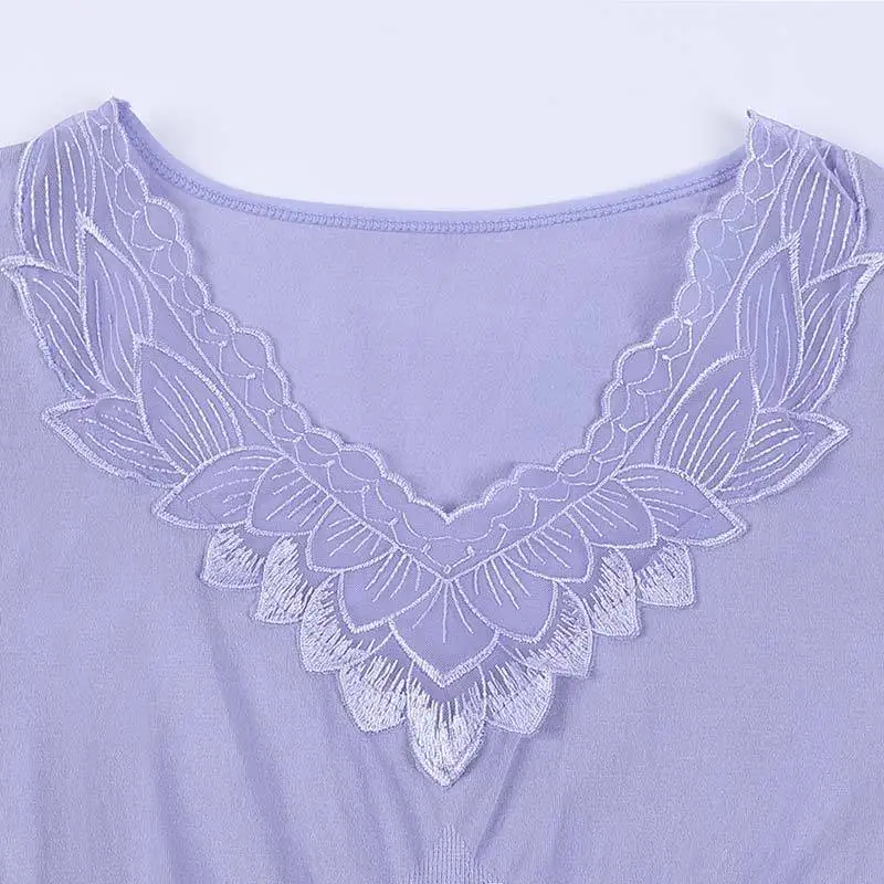 New Autumn Lace Thermal Underwear For Women Elegant V-Neck Slim Sexy Lingerie Set Female Second Skin Winter Clothes Pajamas