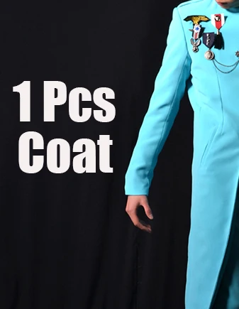 Сделано Nighclub Singer DJ сценические костюмы армейский Стиль Мода Slim Fit длинный плащ новая куртка-ветровка одежда DT1130 - Цвет: 1 Pcs Coat