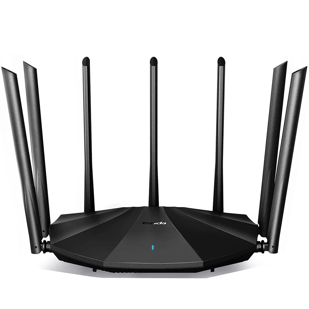 Tenda AC23 Gigabit Router WiFi AC1200 Dual-Band Wireless OFMD IPV6 4X4 MU-MIMO Beamforming AP Bridge for Whole Home Coverage CN |