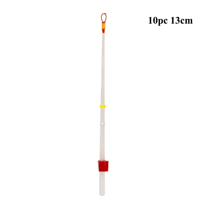 13cm 10pcs White rod Мини-удочка для подледной рыбалки, зимняя спортивная портативная удочка, набор наконечников, рыболовные принадлежности, удочки - Цвет: 13cm 10pcs White rod