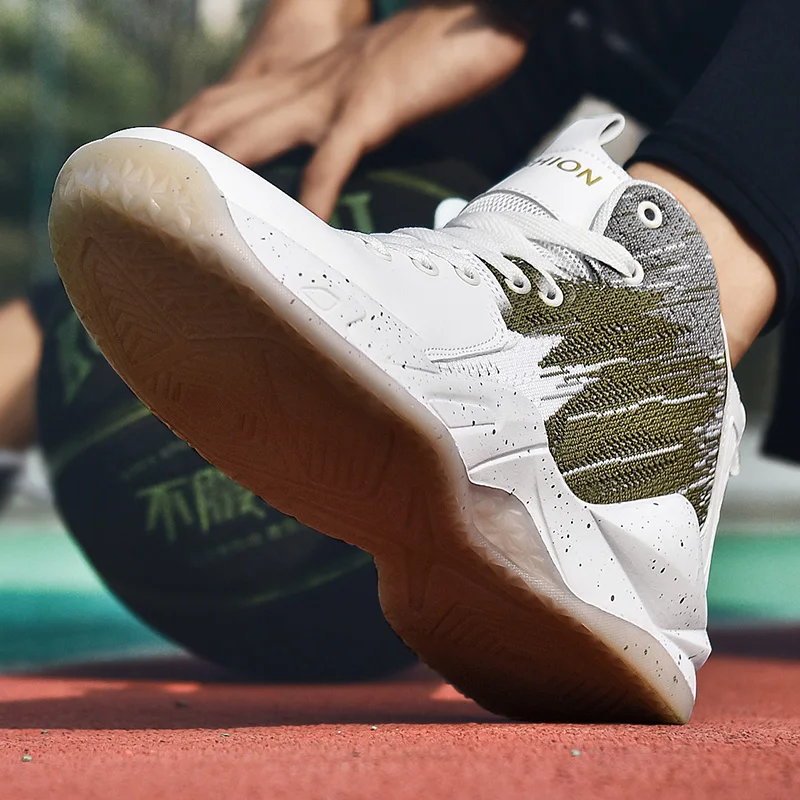 Уличная Мужская баскетбольная обувь; zapatillas hombre Deportiva; высокие мужские Ботильоны; кроссовки для тренировок; спортивная обувь
