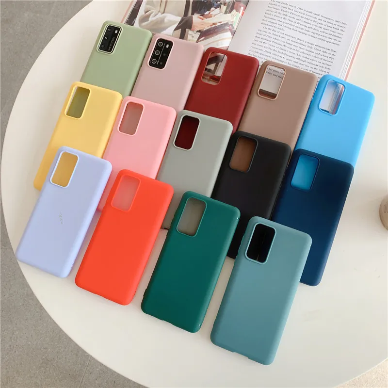 Силиконовый чехол для samsung galaxy a50 a70 a30 a40 a20 a10 a51 a71 a21 a31 a41 a10s a7 2018 матовый | Мобильные