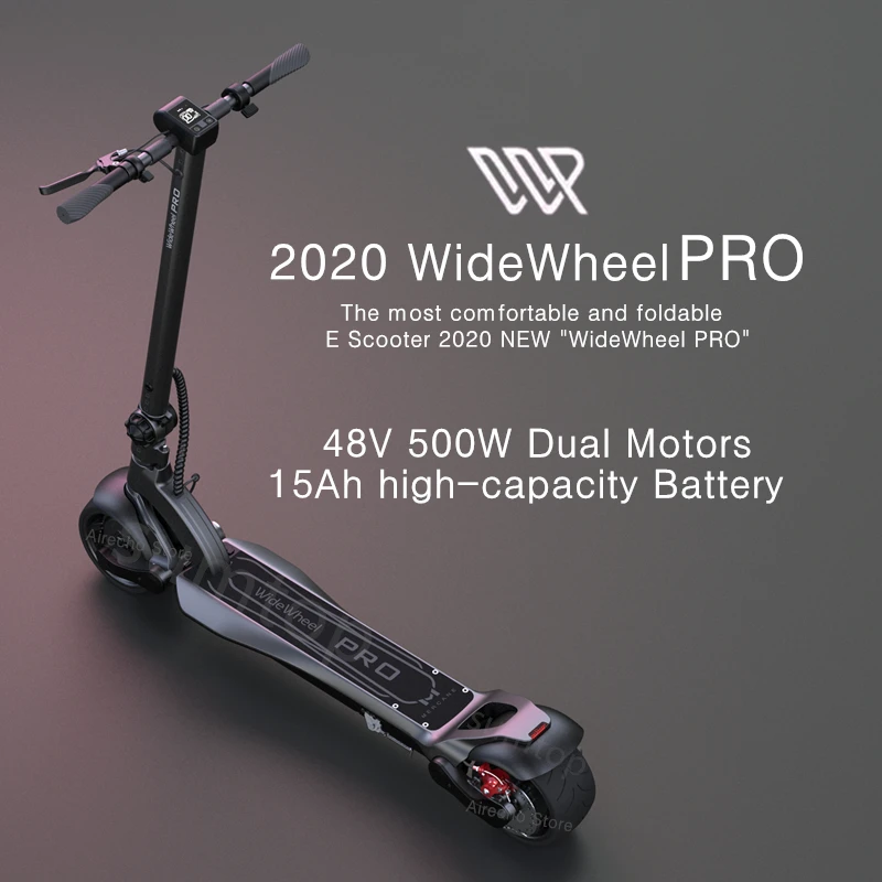 2021 Mercane WideWheel Pro 48 в 500 Вт/1000 Вт Kickscooter умный электрический скутер широкое колесо
