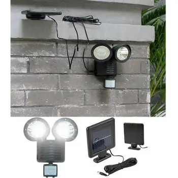 

22 Led Dual Security Detector Solar Spot Light Motion Sensor Outdoor Floodlight Garden Light Supplies
