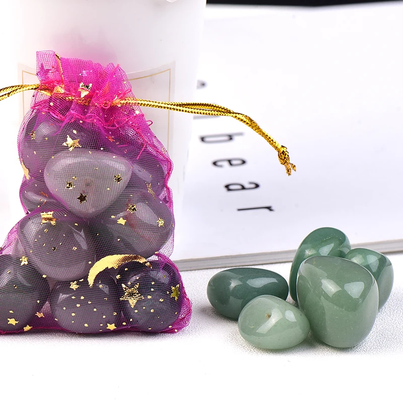 

1PC Natural Aventurine Chalcedony Size Of the Particles Tumbled Stones Mineral Specimens Suitable For Aquarium Home Decor Crafts