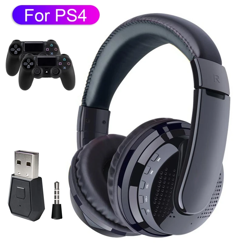 Беспроводные Игровые наушники с Bluetooth трансмиттером для PS4 игровая