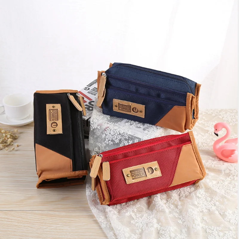 

Stationery Multi-function Large Capacity Pen Bag Pen Pouch Stationery Bags Storage Bag School Supplies