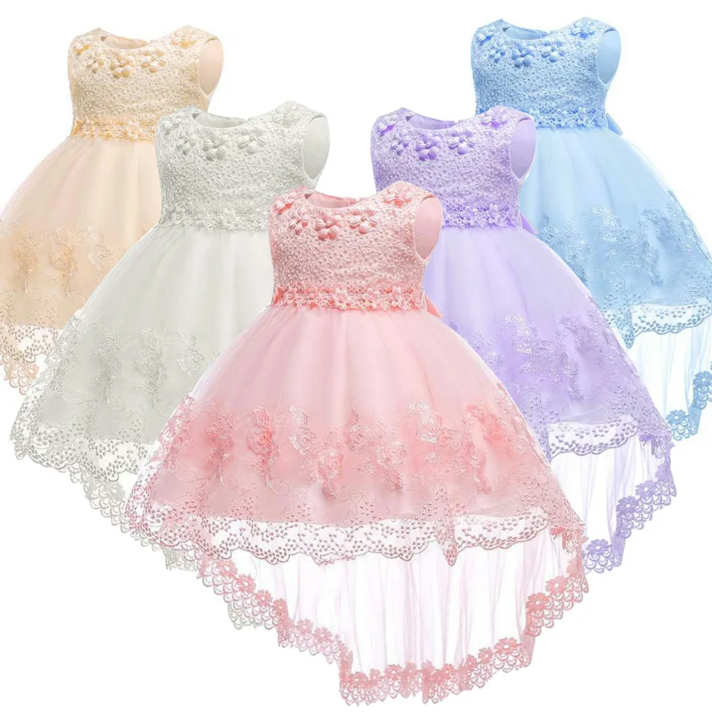 

Amazon Hot Selling 0-2-Year-Old Babies' Dress 2019 New Style Lace Princess Dress Tailing Baby a Year of Age Formal Dress