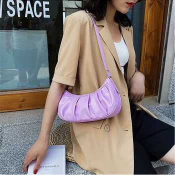 

Fashion Underarm Bag Women Luxury Handbag Designer Cloud Pack Women Shoulder Bag 2020 Dumpling Shape Female Crossbody Bags