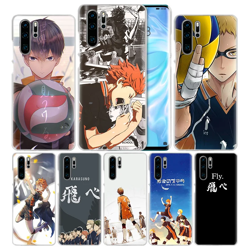 Haikyuu Hinata чехол для Huawei P20 P30 P40 Lite E P Smart Z Plus 2019 P10 Mate 10 20 Pro аниме ПК телефона сумки