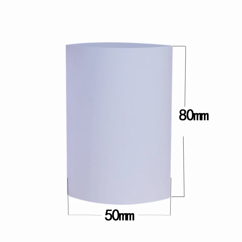 Hot paper cashier paper 80 x 50mm POS printer hot 1 reel of supermarket printing receipt tube core