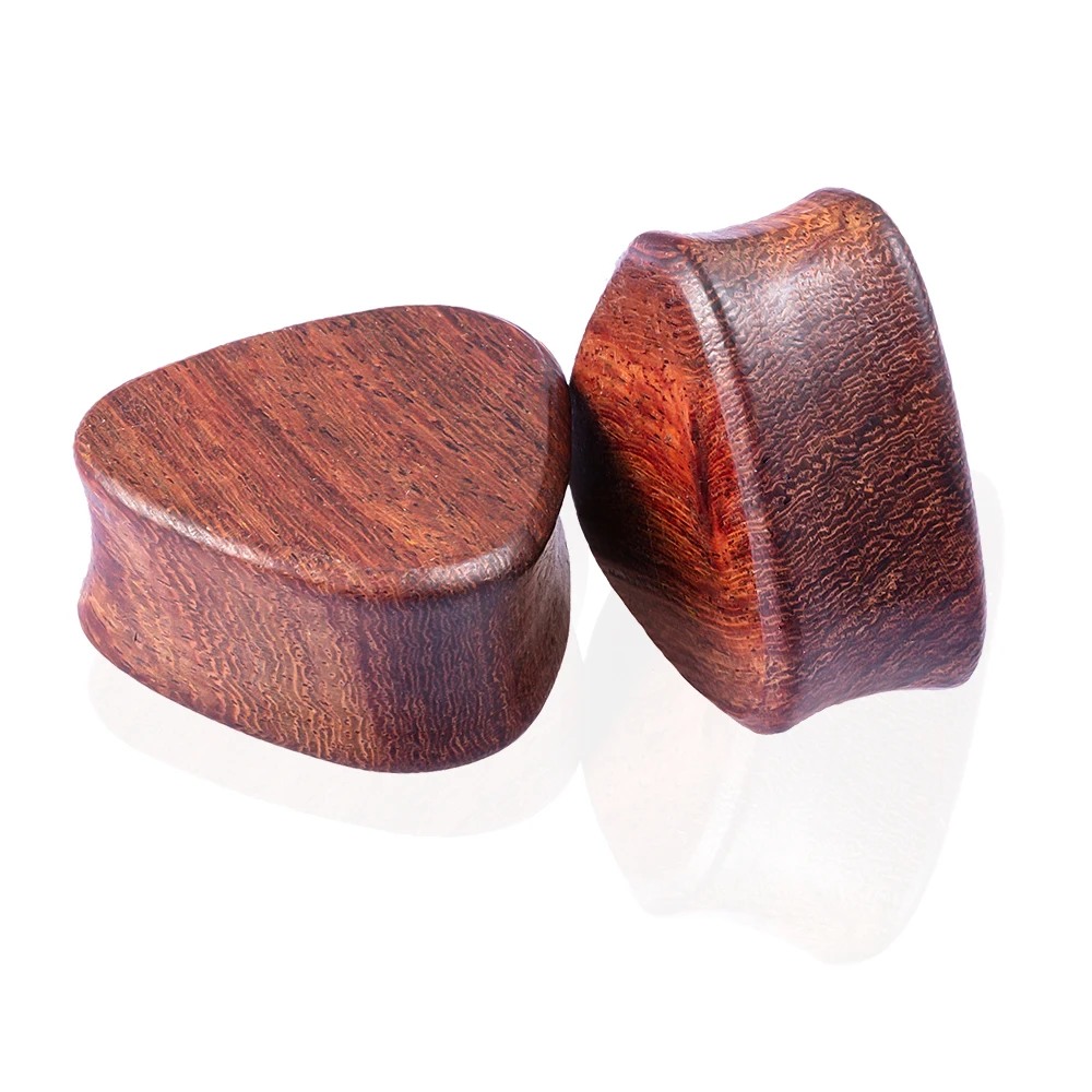 Piercing Oreja 1Pc Wood Triangle Ear Plugs and Tunnels Ear Flesh Gauges Expander Stretcher Unisex Sexy Body Jewelry Wholesale