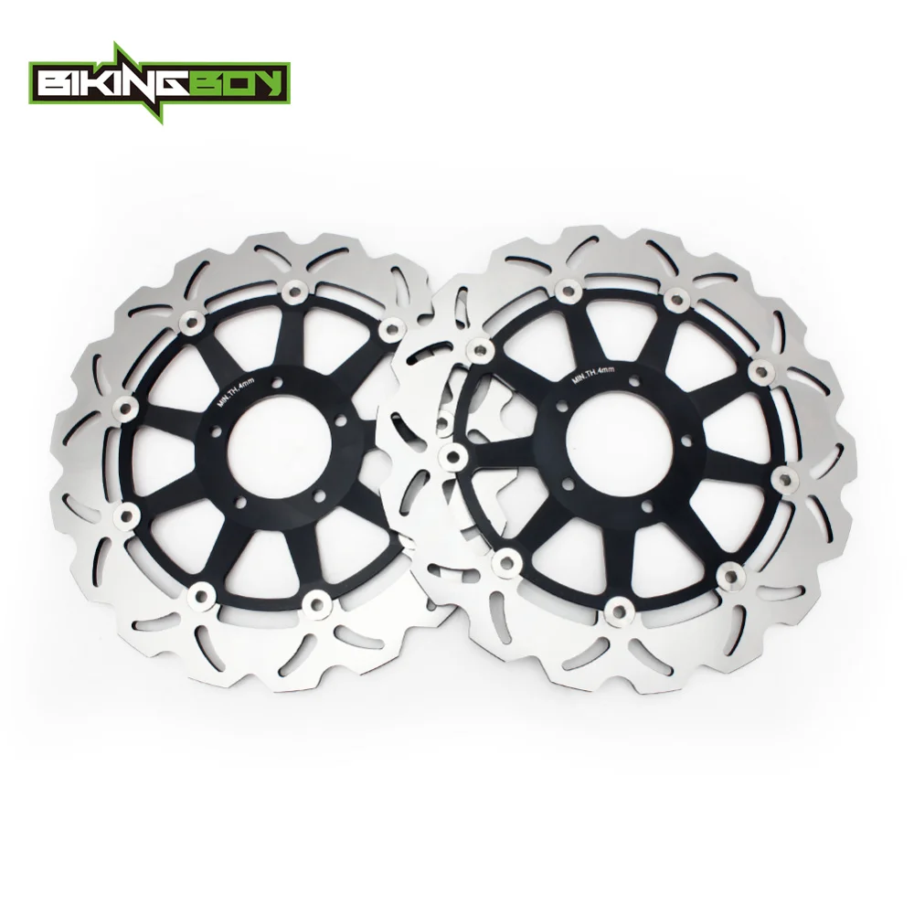 Bikingboy Dischi Freno Anteriore Rotori Per Monster 796 Abs 11-14 Monster 797 / Plus 18-23 Monster 821 Dark Stealth Stripe Abs 1100