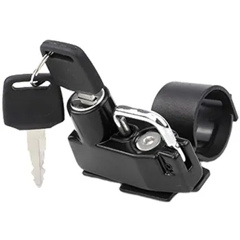 

Motorcycle Helmet Lock Mount Hook Side Anti-Theft Security with 2 Keys for BMW F650GS F700GS F800GS 2004-2018