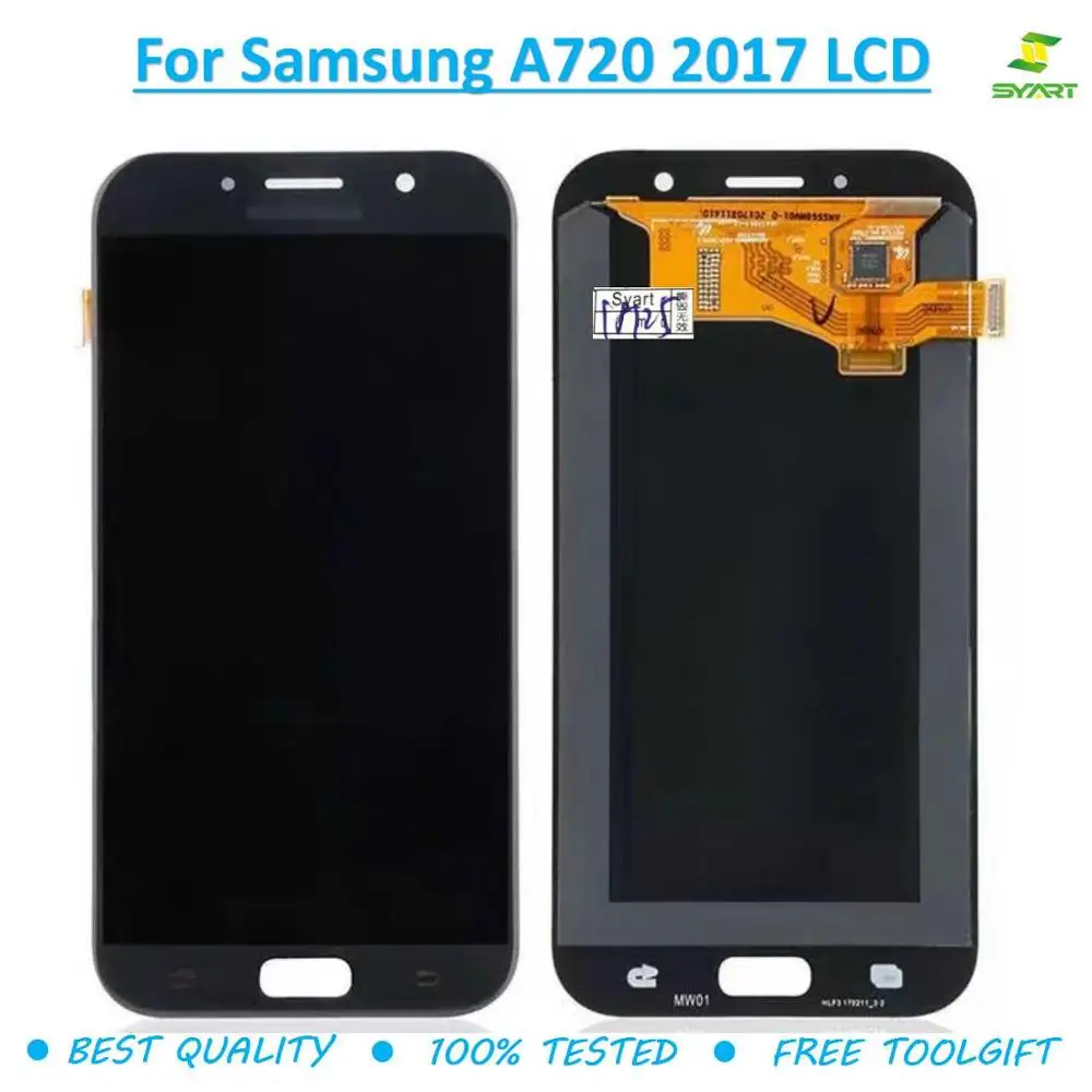 Дигитайзер экрана дисплея Замена для samsung Galaxy A720 A720F A720M SM-A720F lcd сенсорная сборка для Galaxy A7 lcd S