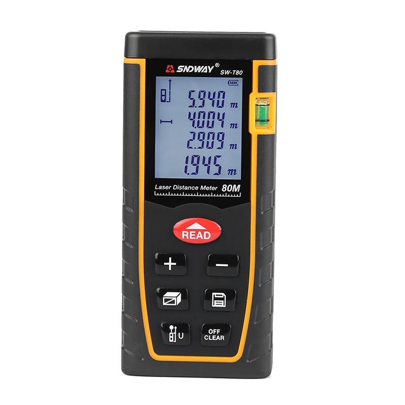 Laser Rangefinder Distance Meter Electronic Roulette Laser Tape Measure Range Finder Digital Ruler m дальномер 80m Laser Rangefinder Distance Meter Electronic Roulette Laser Tape Measure Range Finder Digital Ruler m дальномер 80m