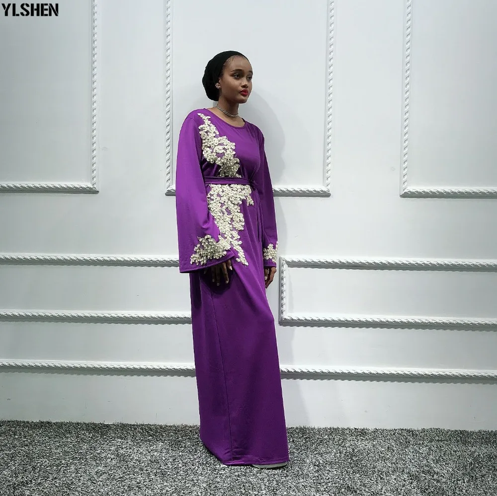 2020 Eid Mubarak Abaya Dubai Muslim Dress Women Embroidery Ramadan Robe Kaftan Islamic Clothing African Dresses Abayas for Women 41