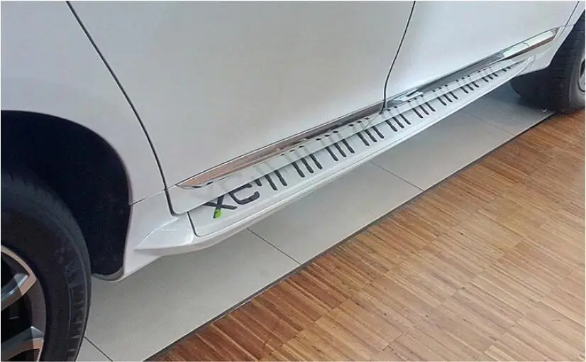XC60 2 шт./компл. алюминиевый сплав и АБС Краски для Приборная панель автомобиля подножка Nerf барная стойка для VOLVO XC60