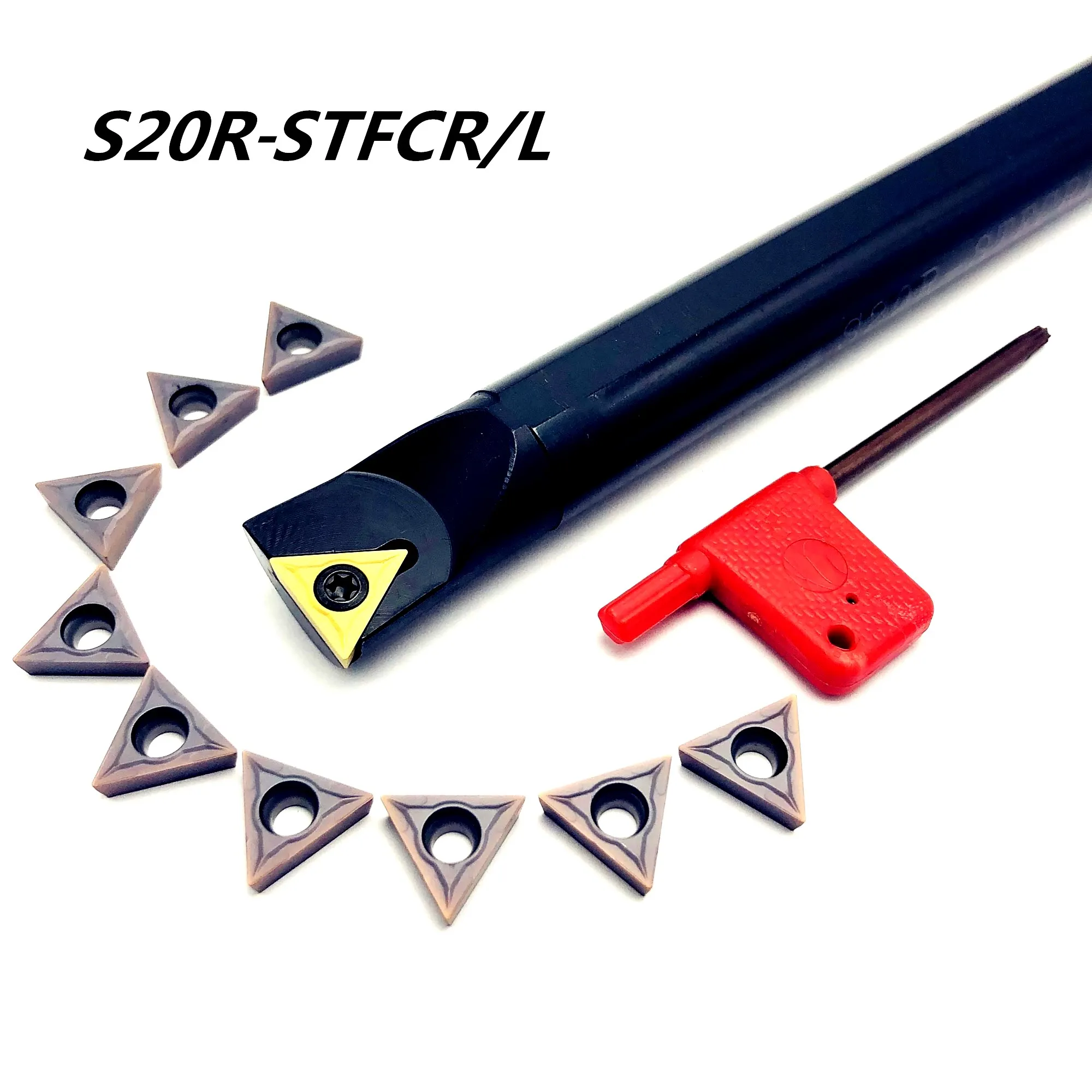 

1PCS S10K-STFCR11 S12M-STFCR11 S16Q-STFCR11 internal superhard tool holder shockproof tool holder for TCMT110204/08 cutting tool