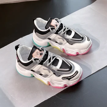 

Woman Casual Women's Platform Breathable 2020 Sneakers for Women Fashion Mesh Sneakers Women Comfortable Shoes Women Sneakers