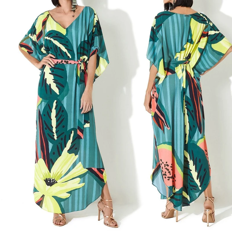 Элегантное кружевное лоскутное пляжное платье с высокой талией и глубоким v-образным вырезом, греческое пляжное платье, хлопковая туника, женская летняя пляжная одежда, купальник, накидка sarong N501