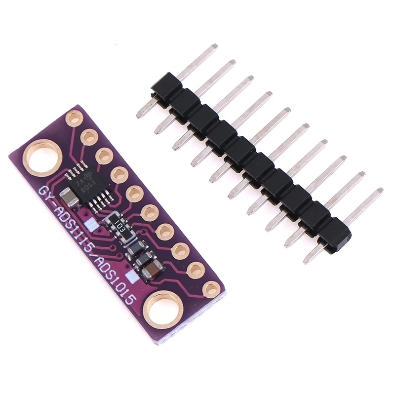 I2C ADS1115 16 бит ADC 4 канальный модуль с программируемым усилителем 2 0 В до 5 для Arduino